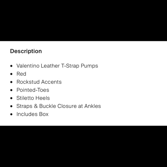 ๐ FREE ๐ Shipping ๐ Valentino Garavani Rockstud Strap Heels Studs Shoes - Picture 4 of 6